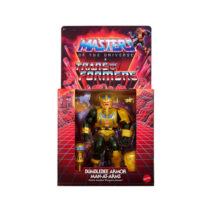 Mattel Masters of the Universe x Transformers Bumblebee Armor Man-At-Arms
