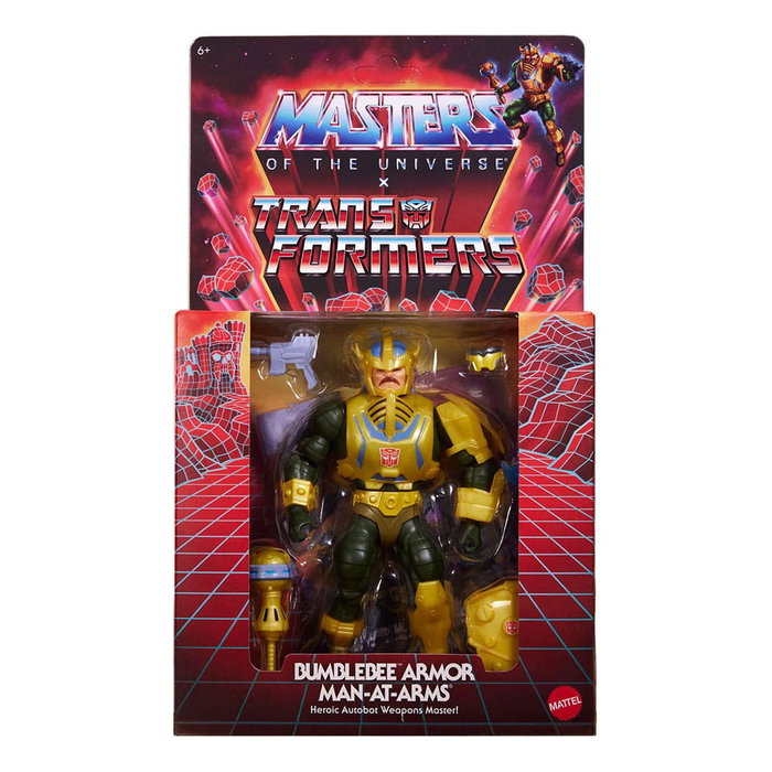 Masters of the Universe x Transformers figurine Bumblebee Armor Man-At-Arms heo European Exclusive 14 cm Masters of the Universe x Transformers figurine Bumblebee Armor Man-At-Arms heo European Exclusive 14 cm