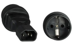 MicroConnect Adaptateur d'Alimentation C14 - Schuko M-F