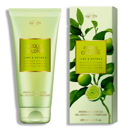 4711 Gel Douche Eau de Cologne Lime & Nutmeg 200 ml - Fraîcheur Citron Vert et Noix de Muscade