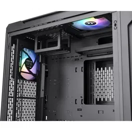 Thermaltake CTE C700 TG ARGB - Boîtier PC moyen tour noir - Format E-ATX - 2 vitres trempées - 3 ventilateurs 140mm ARGB - Port USB Type-C