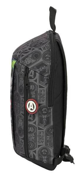 Safta Mini sac à dos Avengers Vendetta à fermeture éclair verticale, 22x39x10 cm, pour enfants à partir de 3 ans