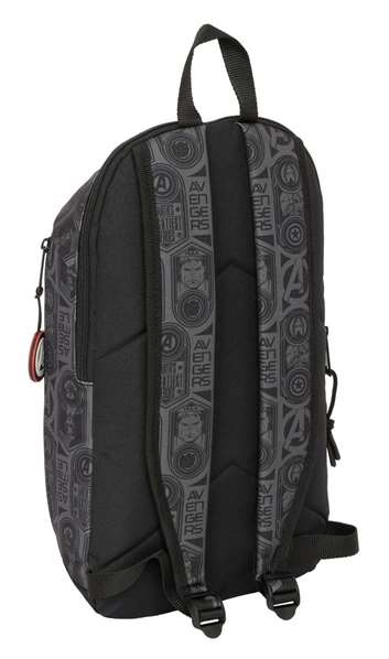 Safta Mini sac à dos Avengers Vendetta à fermeture éclair verticale, 22x39x10 cm, pour enfants à partir de 3 ans