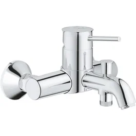 Grohe Mitigeur monocommande mural pour bain et douche, finition chromé, profondeur 191 mm