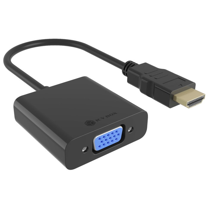 Icy ICY BOX IB-AC502a Adaptateur HDMI vers VGA Noir Icy ICY BOX IB-AC502a Adaptateur HDMI vers VGA Noir