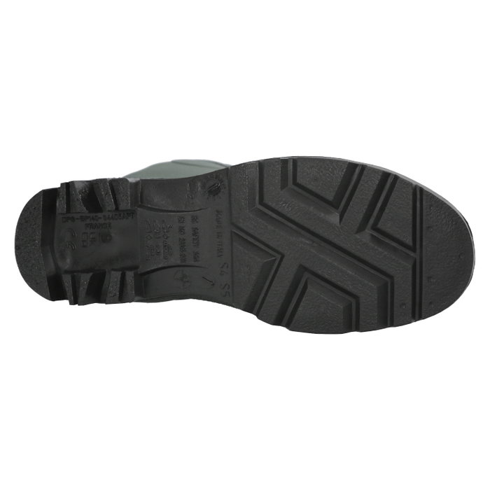 WOLFPACK LINEA PROFESIONAL Bottes hautes de sécurité en caoutchouc vert, taille 47