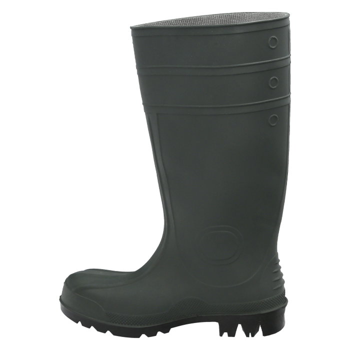 WOLFPACK LINEA PROFESIONAL Bottes hautes de sécurité en caoutchouc vert, taille 47
