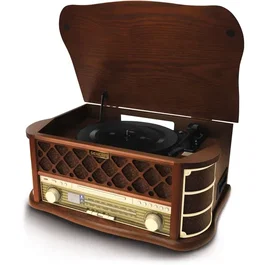 Sencor STT 016 Platine vinyle rétro Brun et noir