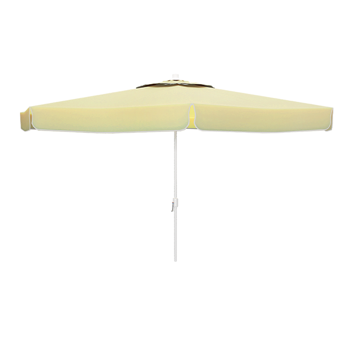 Marbueno 10182 Parasol Aluminium 8 Branches D270 cm Polyester Blanc Jardin Piscine Terrasse Marbueno 10182 Parasol Aluminium 8 Branches D270 cm Polyester Blanc Jardin Piscine Terrasse