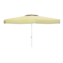 Marbueno 10182 Parasol Aluminium 8 Branches D270 cm Polyester Blanc Jardin Piscine Terrasse