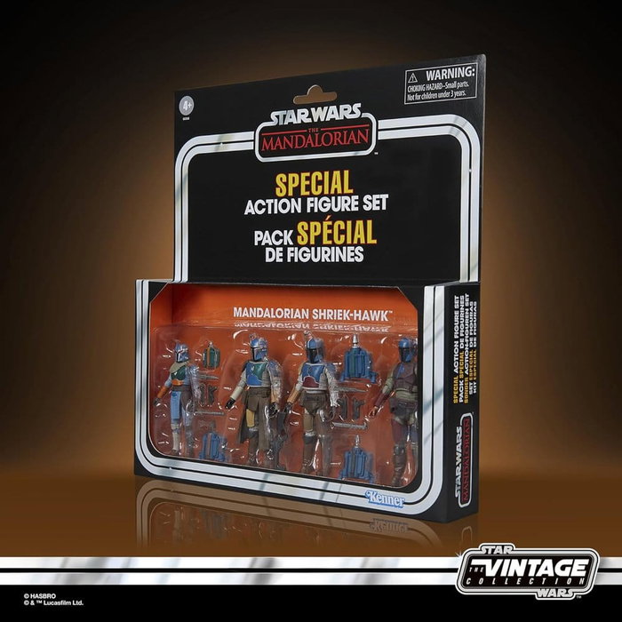 Star Wars The Mandalorian Vintage Collection pack 4 figurines Mandalorian Shriek-Hawk 10 cm Star Wars The Mandalorian Vintage Collection pack 4 figurines Mandalorian Shriek-Hawk 10 cm