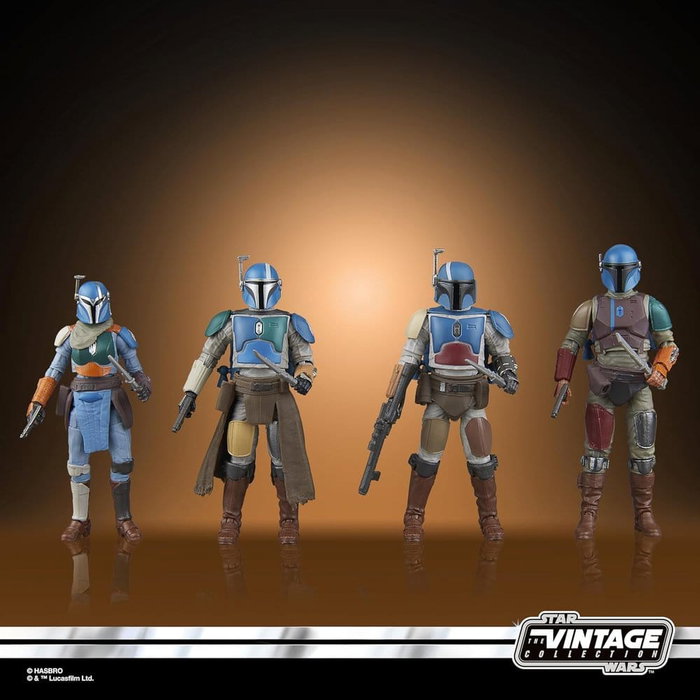 Star Wars The Mandalorian Vintage Collection pack 4 figurines Mandalorian Shriek-Hawk 10 cm Star Wars The Mandalorian Vintage Collection pack 4 figurines Mandalorian Shriek-Hawk 10 cm
