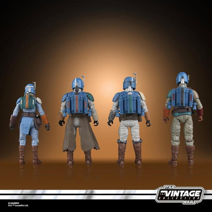Star Wars The Mandalorian Vintage Collection pack 4 figurines Mandalorian Shriek-Hawk 10 cm Star Wars The Mandalorian Vintage Collection pack 4 figurines Mandalorian Shriek-Hawk 10 cm