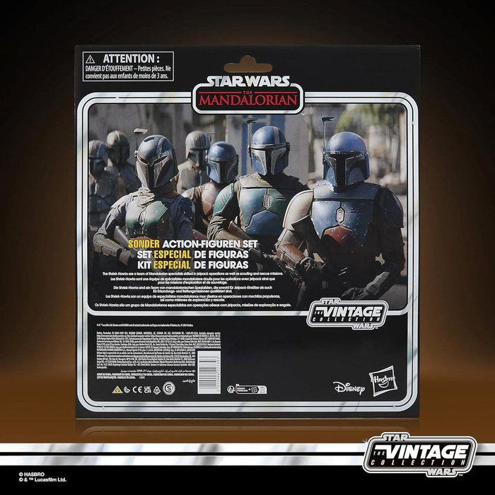 Star Wars The Mandalorian Vintage Collection pack 4 figurines Mandalorian Shriek-Hawk 10 cm Star Wars The Mandalorian Vintage Collection pack 4 figurines Mandalorian Shriek-Hawk 10 cm