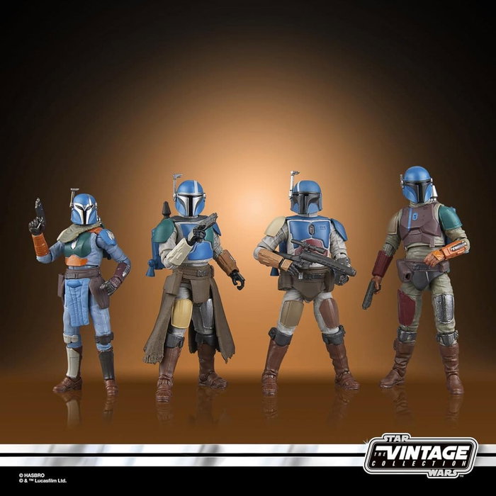 Star Wars The Mandalorian Vintage Collection pack 4 figurines Mandalorian Shriek-Hawk 10 cm Star Wars The Mandalorian Vintage Collection pack 4 figurines Mandalorian Shriek-Hawk 10 cm