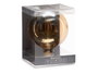 Giftdecor Ampoule LED Vintage 150mm E27 4W Lumière Chaude Transparent Cristal Métal 14x19x14 cm (Set de 12)