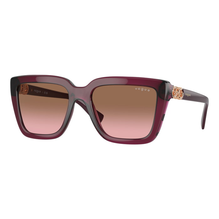 Vogue VO5575SB-298914 Lunettes de soleil Rouge et Marron Vogue VO5575SB-298914 Lunettes de soleil Rouge et Marron