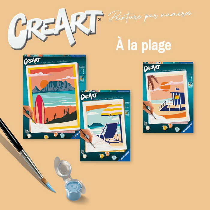 Ravensburger Peinture pour doigts Multicouleur Sunset at the Beach