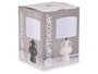 GIFTDECOR Lampara Jarron Gris