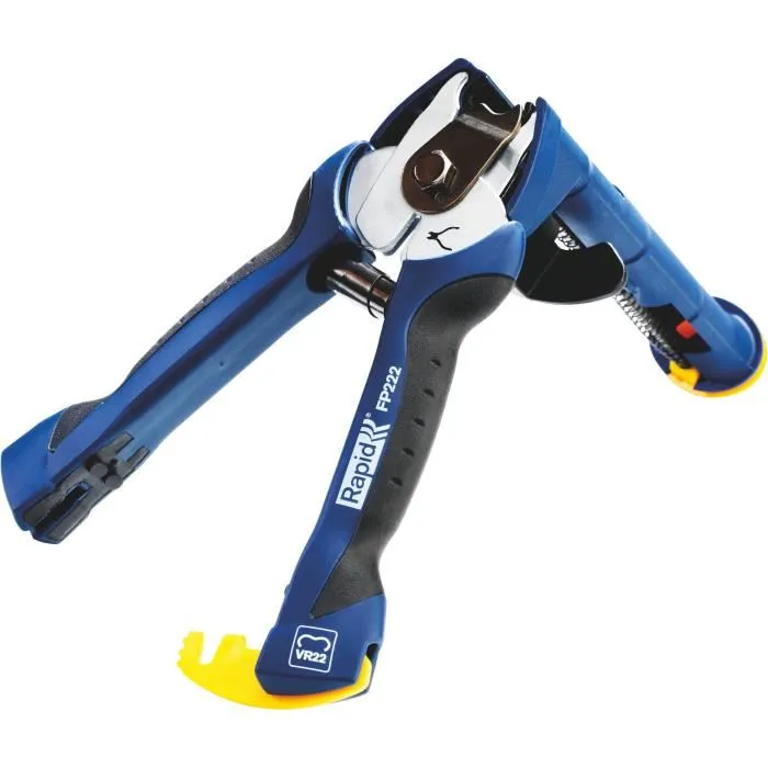 Rapid Pince à grillage pour clôture FP222 - Pack avec 100 vrilles galvanisées VR22 Rapid Pince à grillage pour clôture FP222 - Pack avec 100 vrilles galvanisées VR22