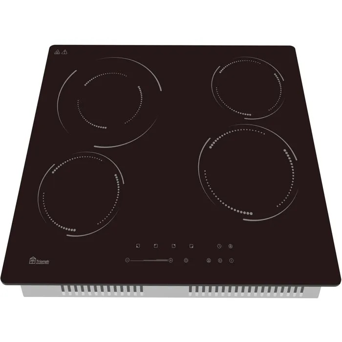 Triomph Table de cuisson vitrocéramique 4 foyers 6500 W