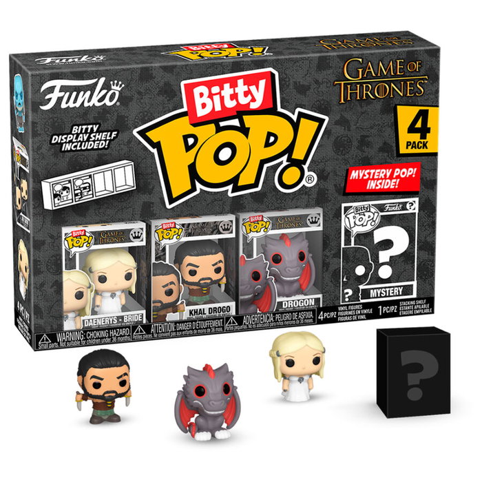 FUNKO Blister 4 figurines Bitty POP Jeu de Tronos Khaleesi