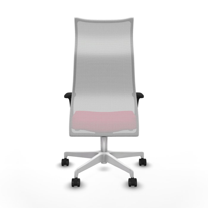 Piqueras y Crespo Chaise de Bureau Albacete Rouge et Blanche