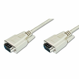 DIGITUS Câble VGA D-Sub 15pin HD 1,8 m gris