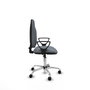 PIQUERAS Y CRESPO Chaise de bureau Algarra, tissu gris, base chromée
