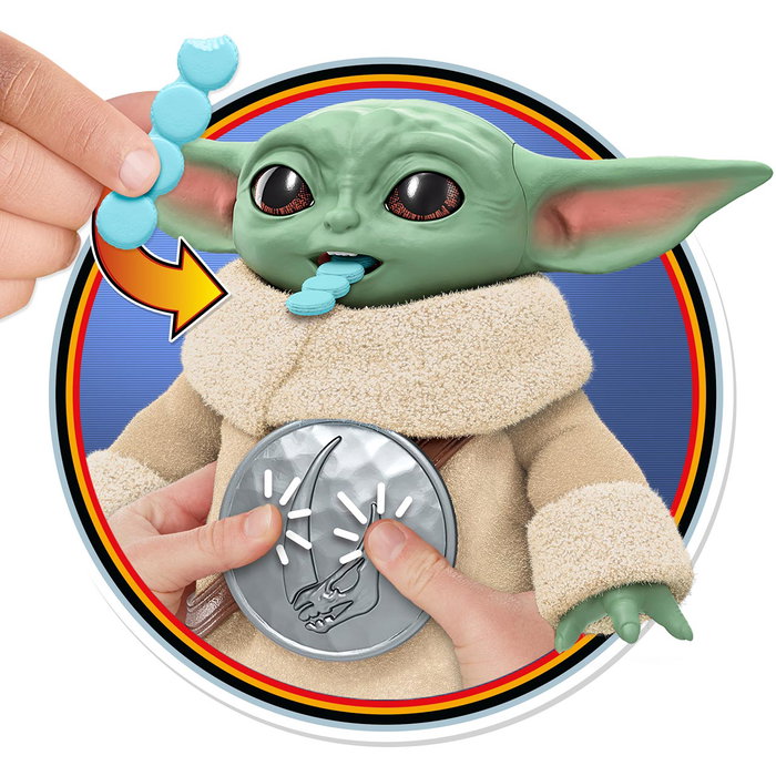 Hasbro Star Wars Grogu Merendando Figurine Articulée 16,5 cm - Anglais, Français, Allemand, Italien, Portugais, Espagnol