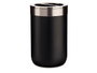 Berilo Porte-brosse à dents argent et noir, plastique, 7,7x11,5x7,7 cm (Set de 12)