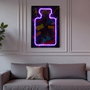 Home Deco Factory Cadre Néon LED Bocal 40x60 cm