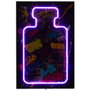 Home Deco Factory Cadre Néon LED Bocal 40x60 cm