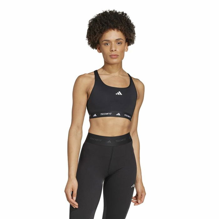 Soutien-gorge de Sport Adidas Techfit Medium Noir XS