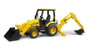 Bruder - Véhicule pelleteuse JCB avec pelle frontale et bras arrière amovible - Jouet - 41 x 12 x 17 cm