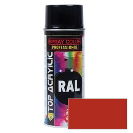 TOP ACRYLIC Peinture Acrylique en Spray Rouge Corail RAL-3016