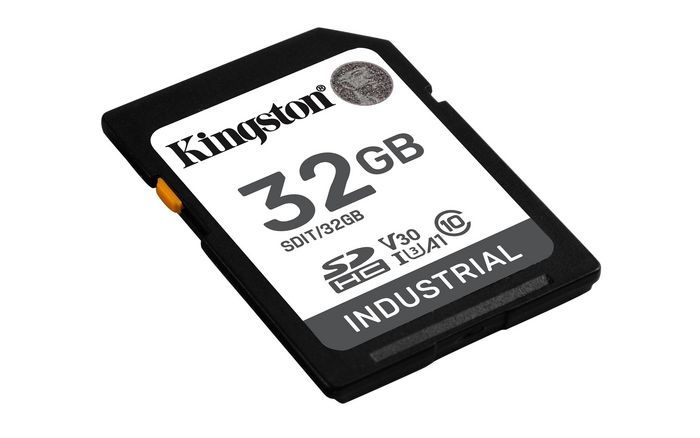Kingston Carte SD Industrielle 32 Go SDHC pSLC - Résistance Extrême (-40°C à 85°C), UHS-I U3/V30, Vitesse Lecture jusqu'à 100 Mo/s, Haute Endurance