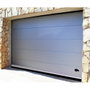 Burcasa Joint de bas de porte en aluminium pour garage 3,04 m (2x1,52m) argent