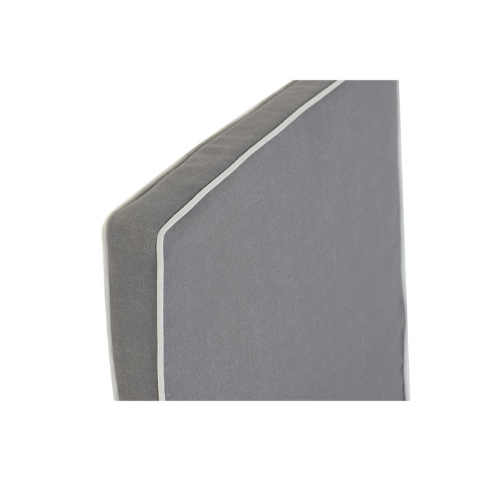 Coussin pour chaise longue Home ESPRIT Blanc Gris clair Jardin 190 x 60 x 5 cm