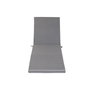 Coussin pour chaise longue Home ESPRIT Blanc Gris clair Jardin 190 x 60 x 5 cm