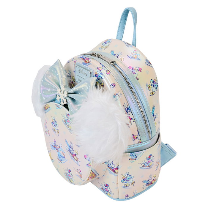 LOUNGEFLY Ensemble Sac à Dos + Serre-tête Mickey and Friends Winter Wonderland Disney