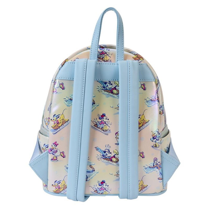LOUNGEFLY Ensemble Sac à Dos + Serre-tête Mickey and Friends Winter Wonderland Disney