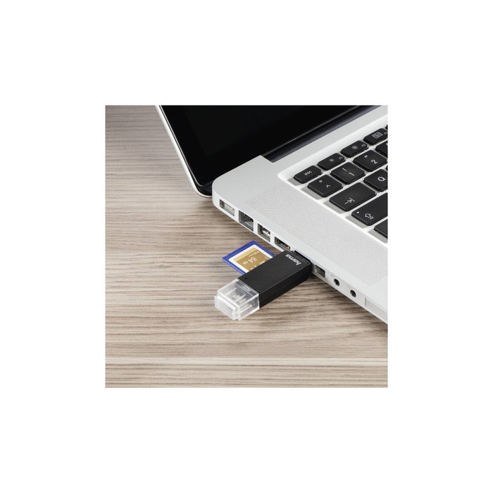 Hama Lecteur de cartes USB 2.0 OTG Basic SD/microSD Noir