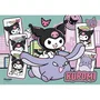 Clementoni - Puzzle 104 pièces Kuromi - Puzzle Enfant 6 ans et plus - 38 x 27 cm - Pièces Super Colorées