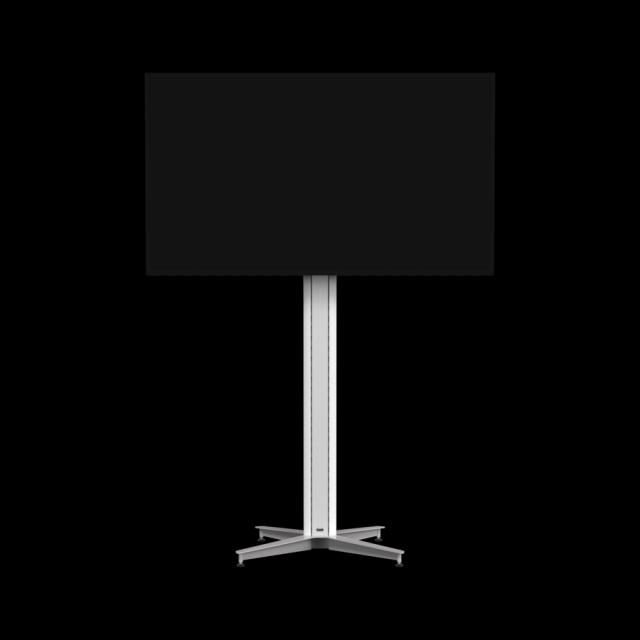 SMS FH 1455 - Support de sol universel pour écran plat jusqu'à 100 kg avec rotation, inclinaison douce et gestion des câbles