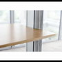 SMS FH 1455 - Support de sol universel pour écran plat jusqu'à 100 kg avec rotation, inclinaison douce et gestion des câbles