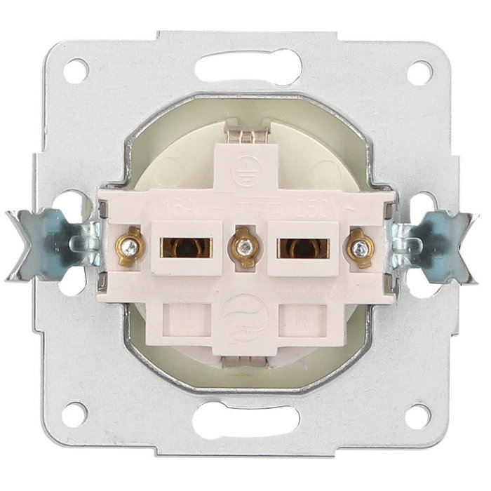 GSC Evolution Base de prise femelle encastrable Gamma Blanc GSC Evolution Base de prise femelle encastrable Gamma Blanc