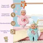 Baby Born - Poupée chiffon Ange douce 18cm - Fixation et hochet intégrés - Jeu d'éveil pour bébé dès la naissance