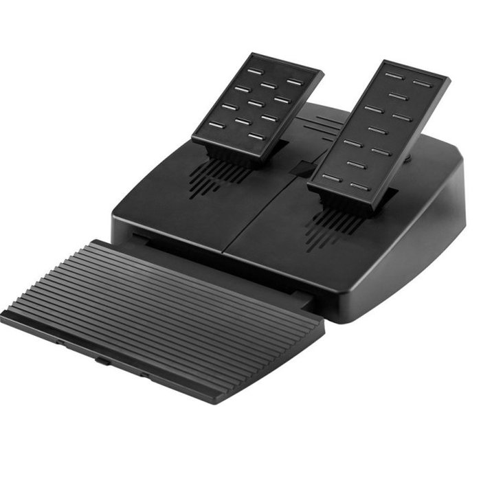 Mars Gaming MWHRSXONEW Volant de course DriveSense 270° Multiplateforme Blanc avec pédalier et levier de vitesses