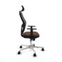Piqueras y Crespo Chaise de Bureau 1D086N2 Noir et Brun foncé